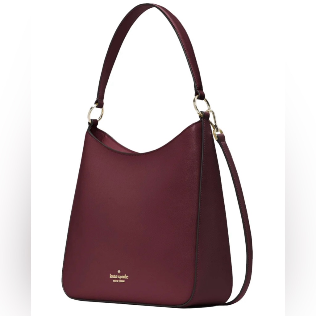 Kate Spade New York Saffiano Perry Shoulder Bag In Color Deep Berry